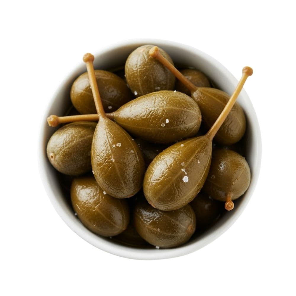 Caperberries · mild, juicy, elegant